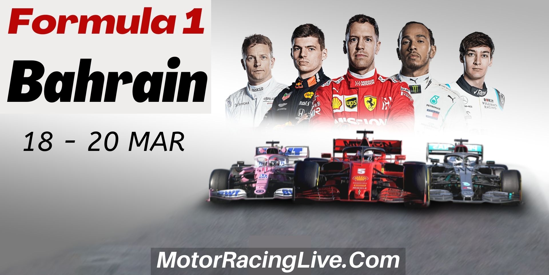 Watch F1 Bahrain Grand Prix Live