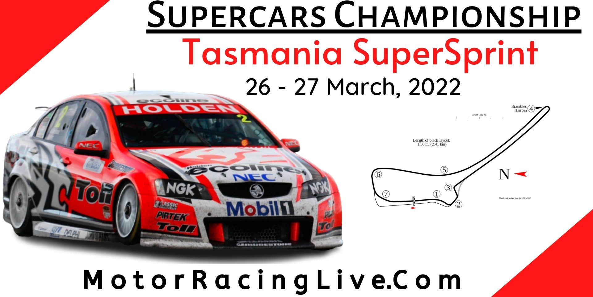 Watch Tasmania SuperSprint Live Stream