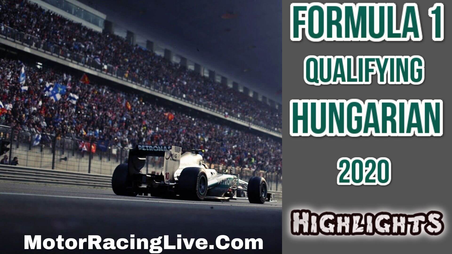 F1 Qualifying Hungarian GP Race 2020 Highlights