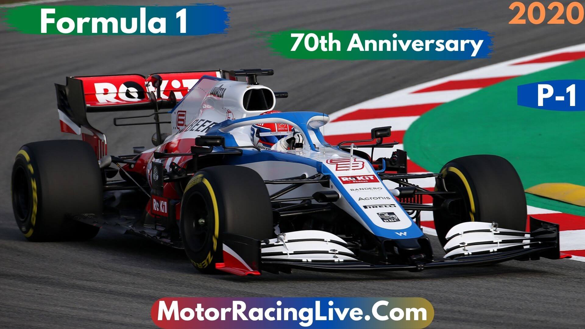 F1 Practice 1 70th Anniversary GP Race 2020 Highlights