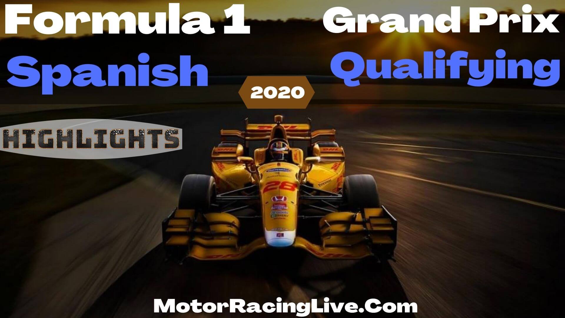 F1 Qualifying Spanish GP Race 2020 Highlights