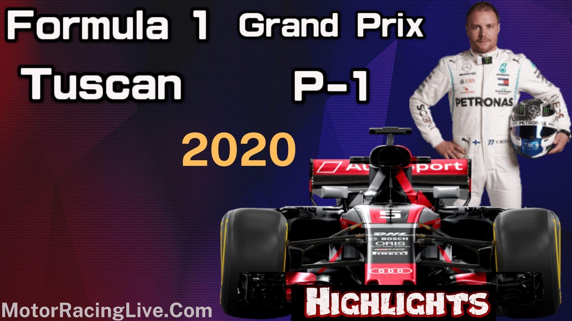 F1 Practice 1 Tuscan GP Race 2020 Highlights