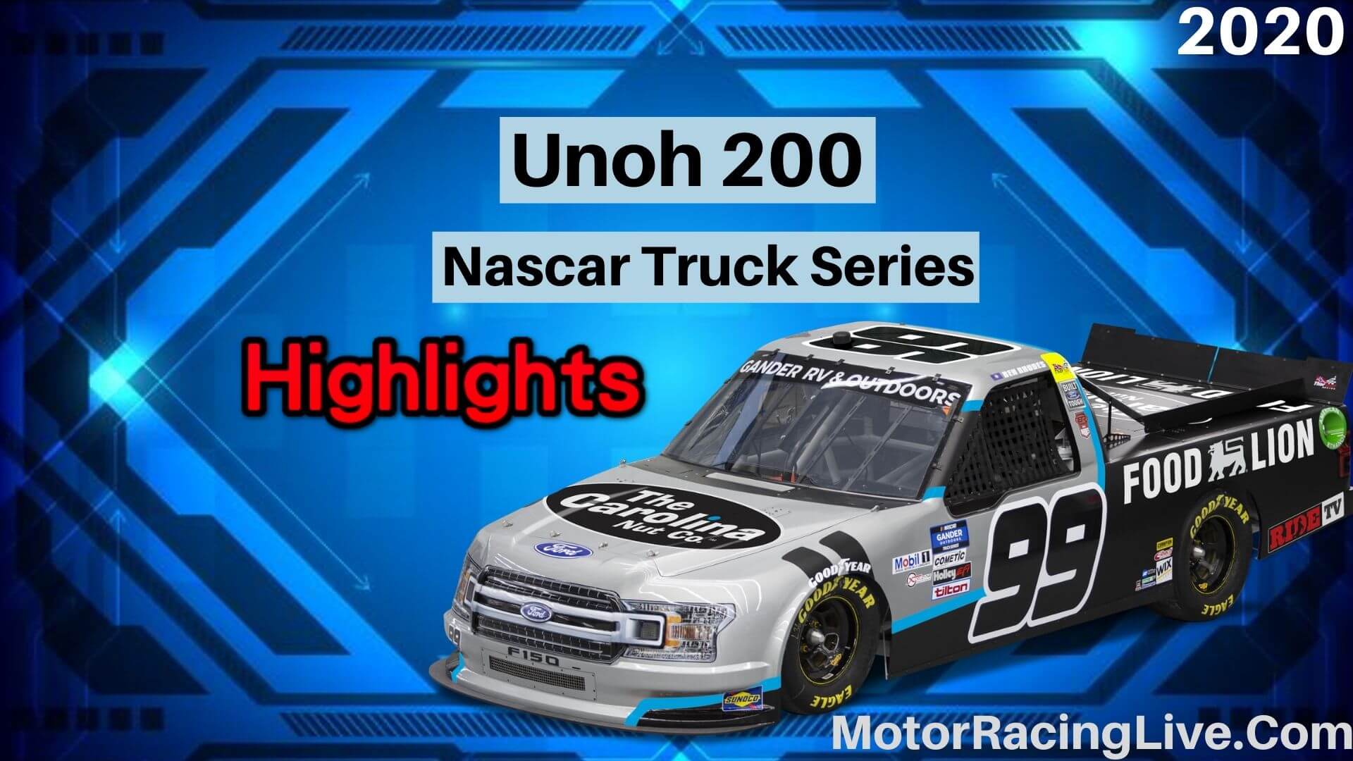 Unoh 200 Highlights Nascar Truck Series 2020