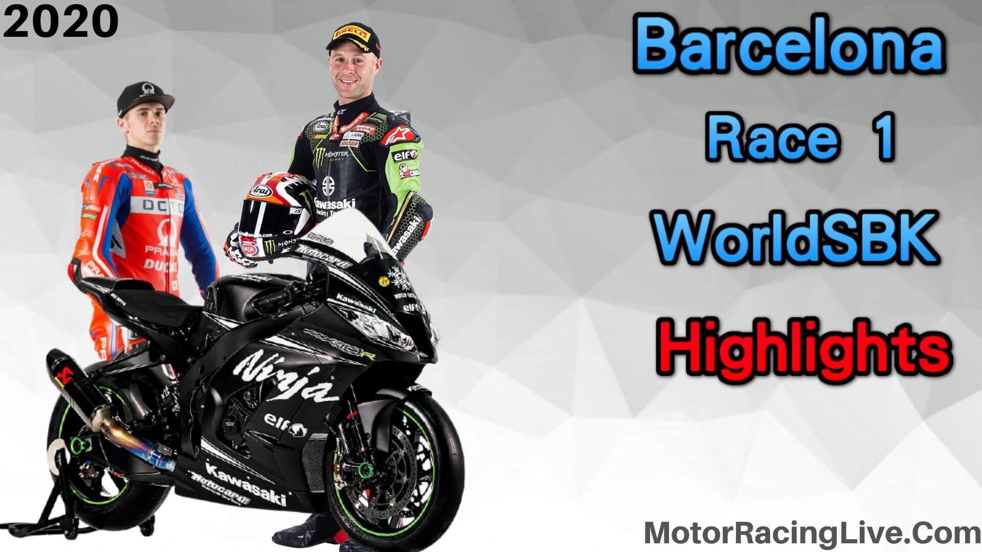 Barcelona Race 1 Highlights WorldSBK 2020