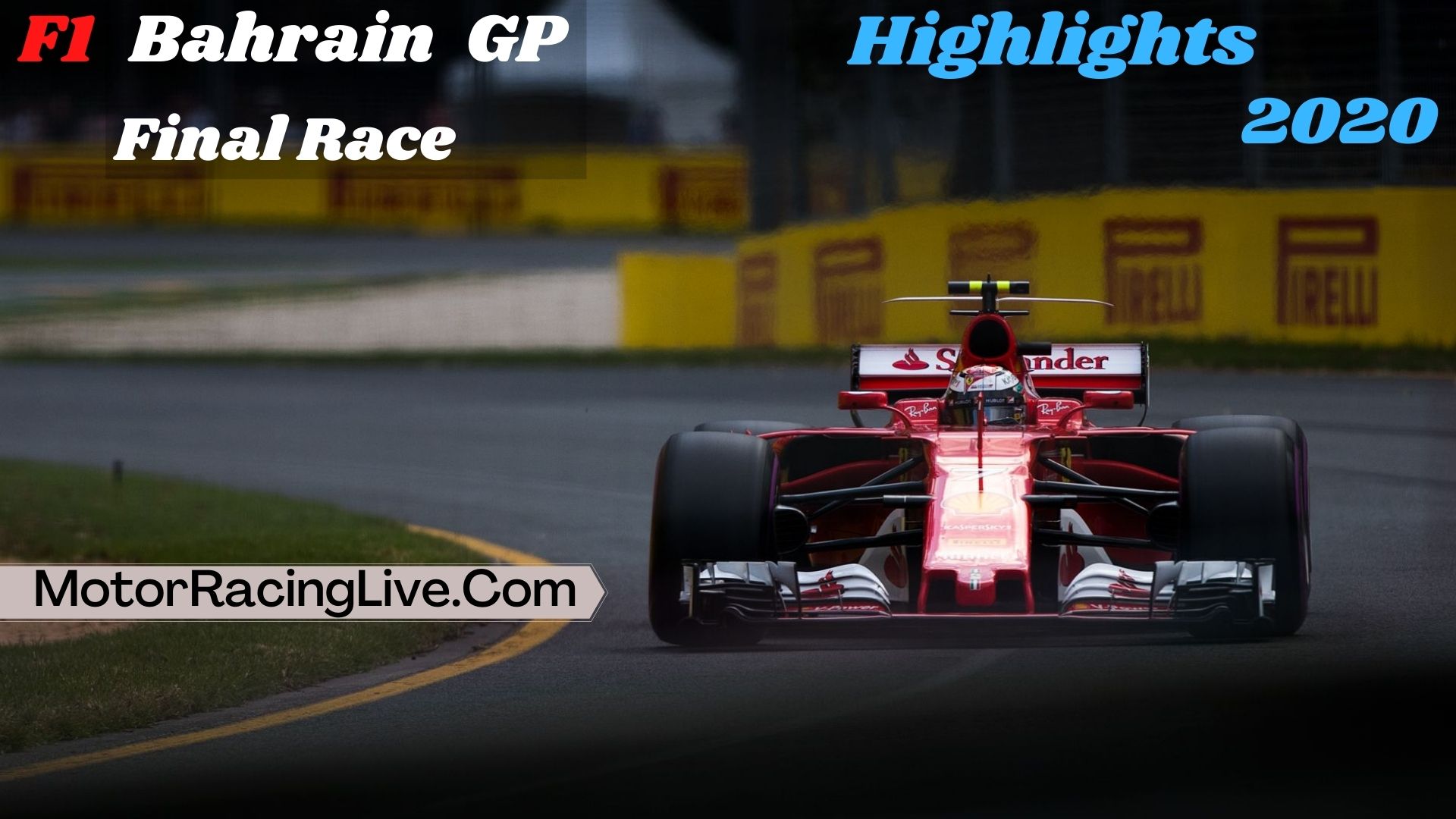 F1 Final Race Bahrain GP Highlights 2020