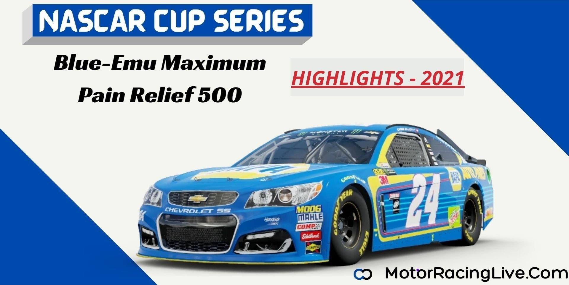 Blue Emu Maximum Pain Relief 500 Highlights 2021 NASCAR