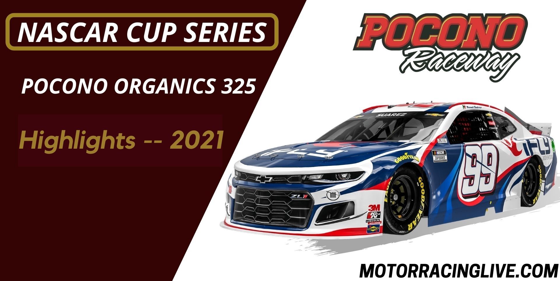 Pocono Organics CBD 325 Highlights 2021 NASCAR Cup