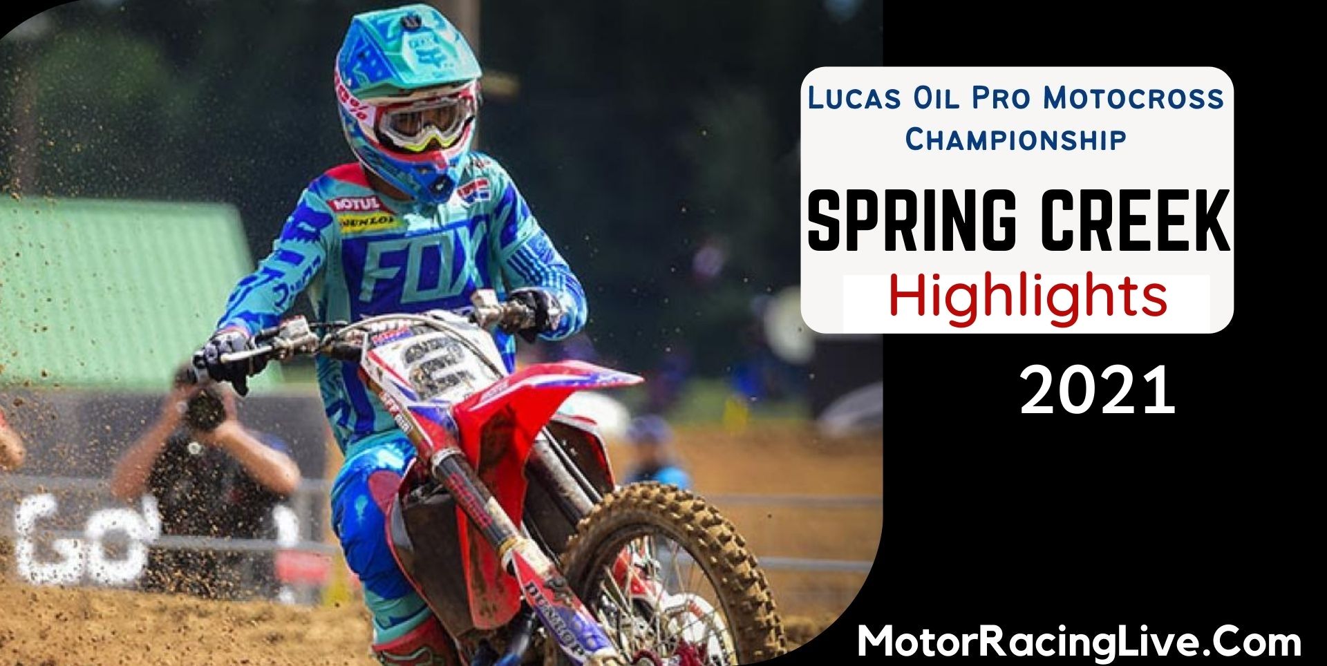 Spring Creek Highlights 2021 Motocross