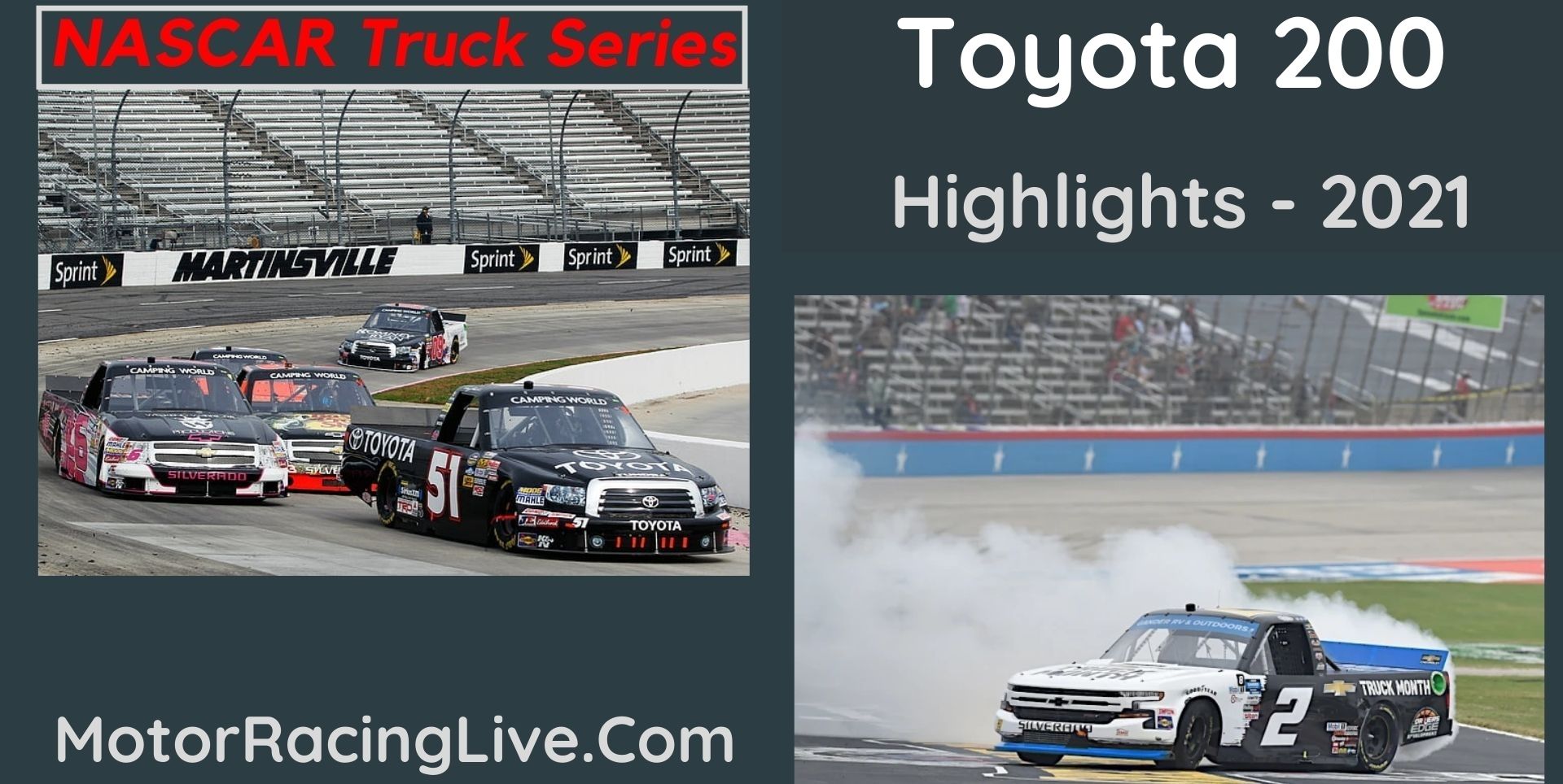 Toyota 200 Highlights 2021 NASCAR Truck Series