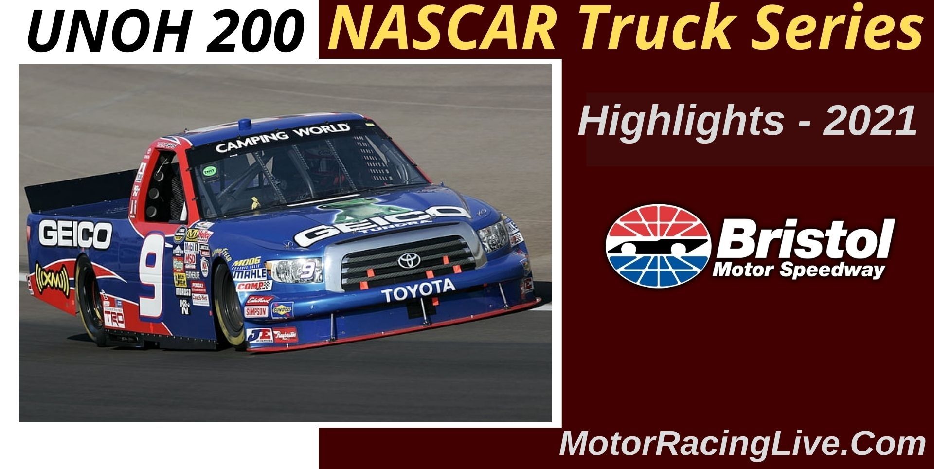 UNOH 200 Highlights 2021 NASCAR Truck Series