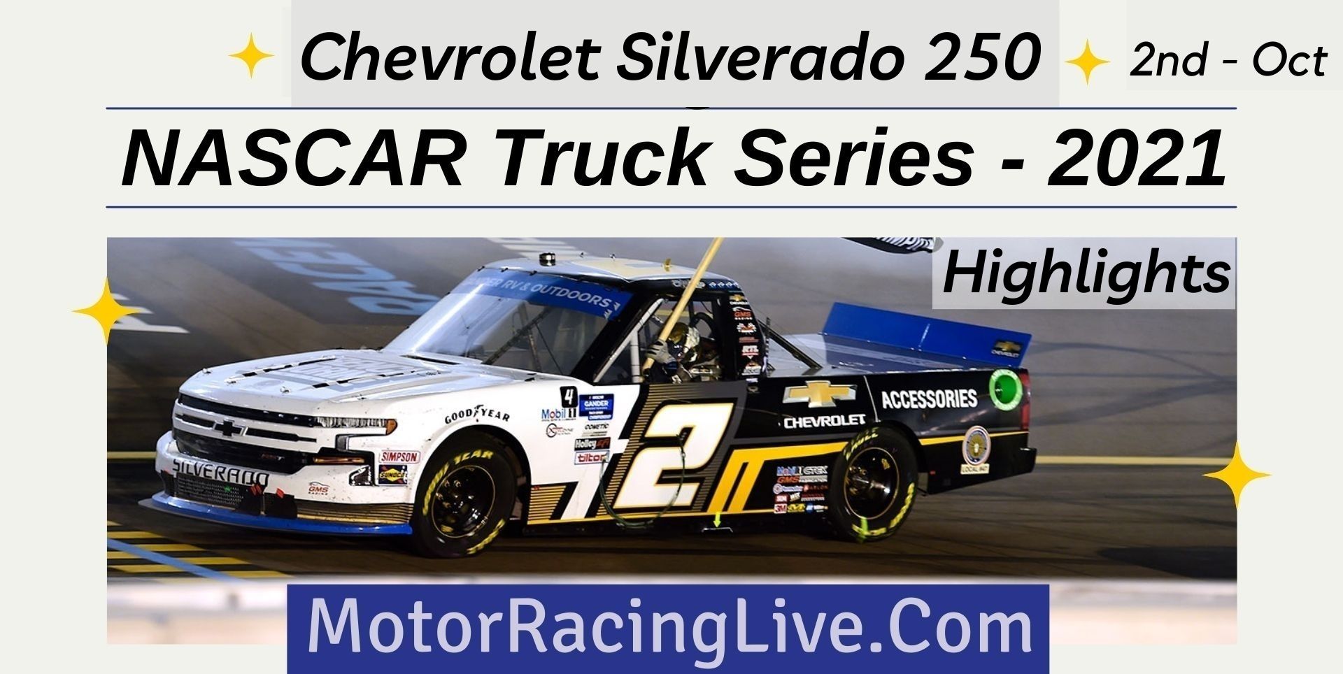 Chevrolet Silverado 250 Highlights 2021 NASCAR Truck Series