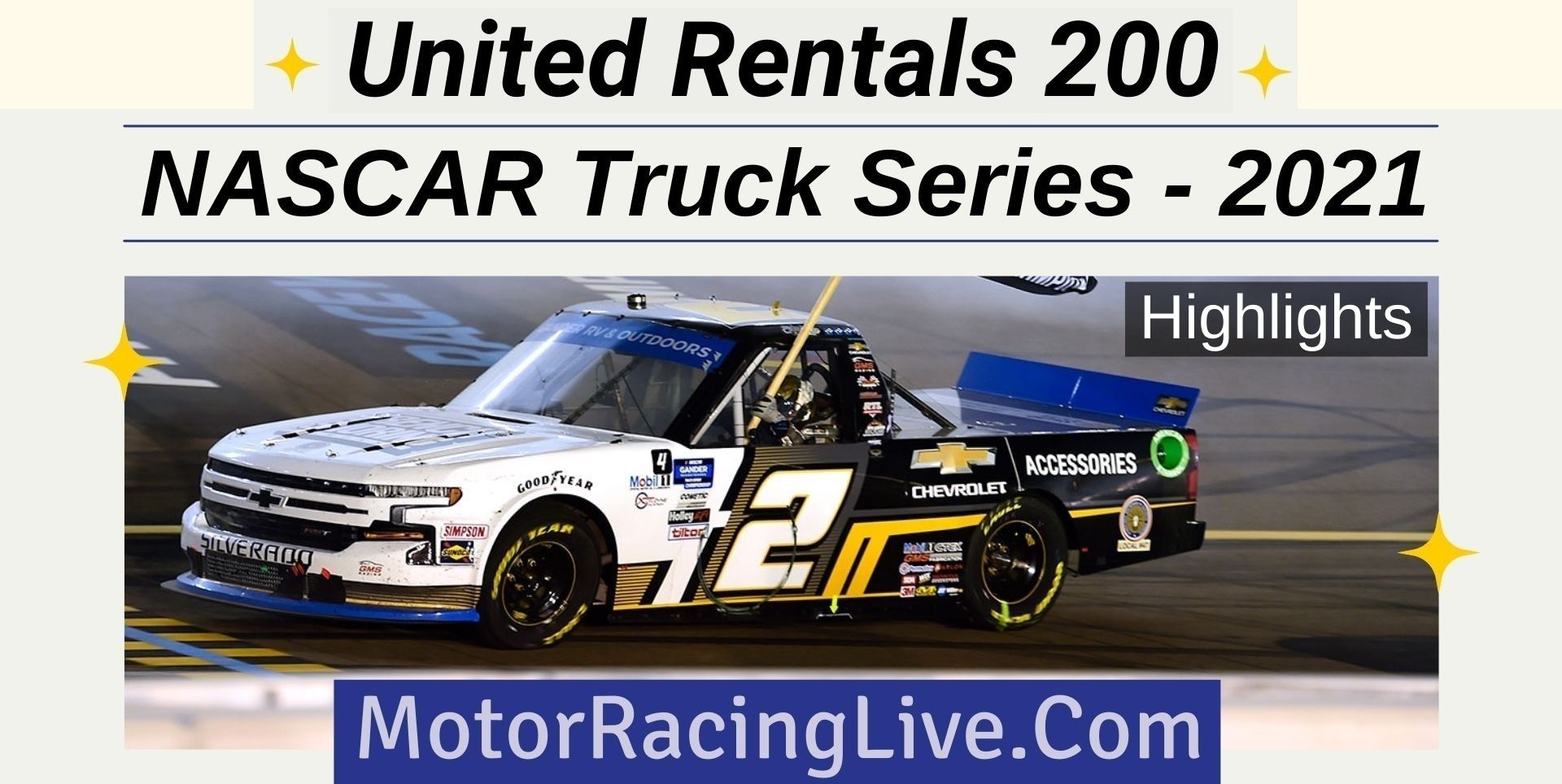 United Rentals 200 Highlights 2021 NASCAR Truck Series