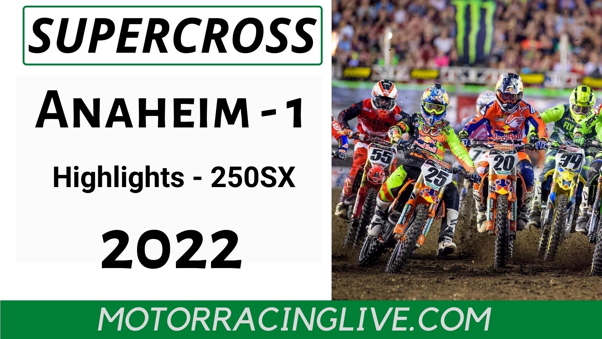 Anaheim Round 1 250SX Highlights 2022 Supercross