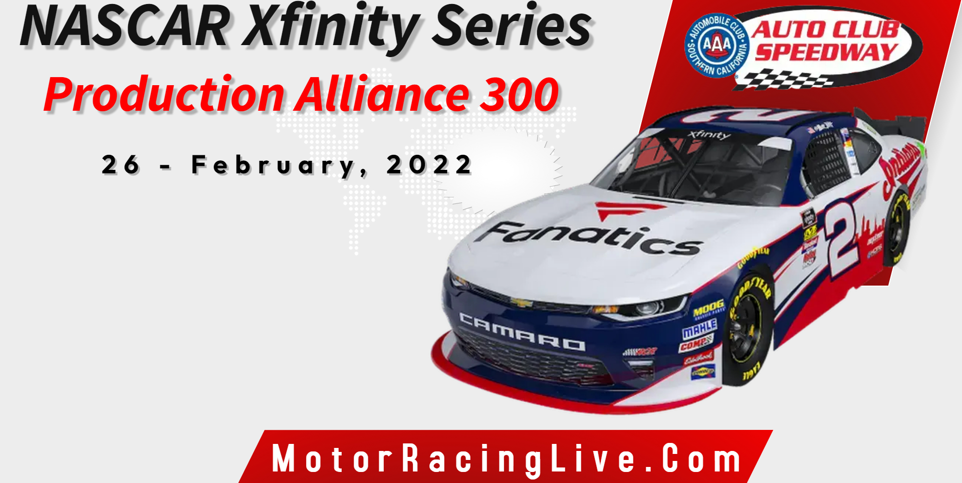 Production Alliance Group 300 NASCAR Xfinity 2022 Live Stream