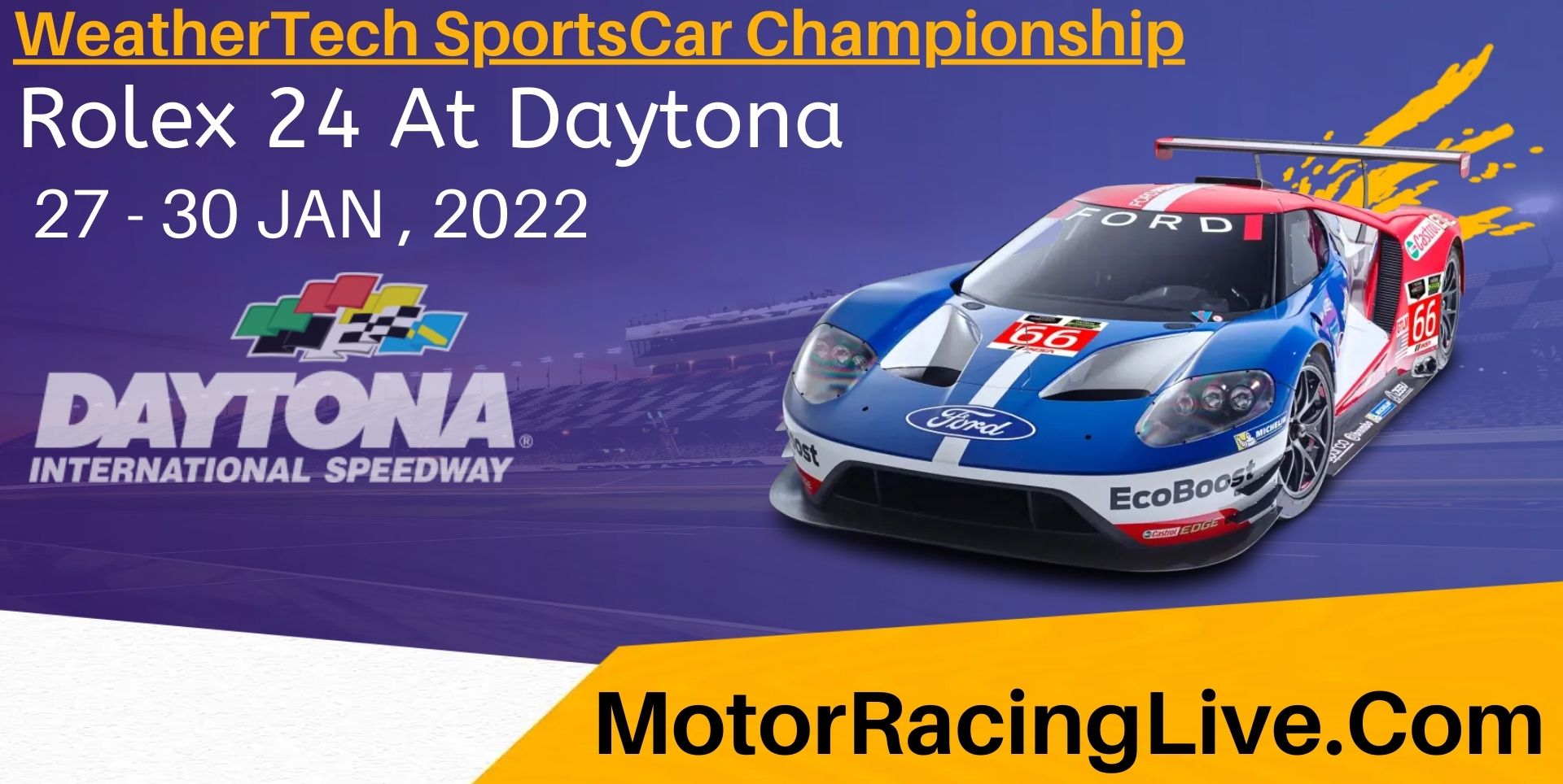 Rolex 24 At Daytona Live Stream 2022 | IMSA slider