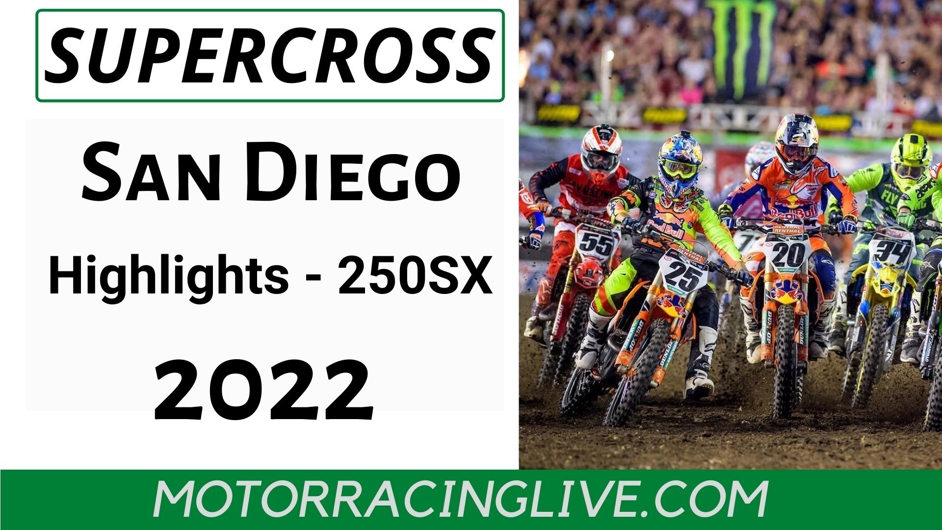 San Diego Round 3 250SX Highlights 2022 Supercross