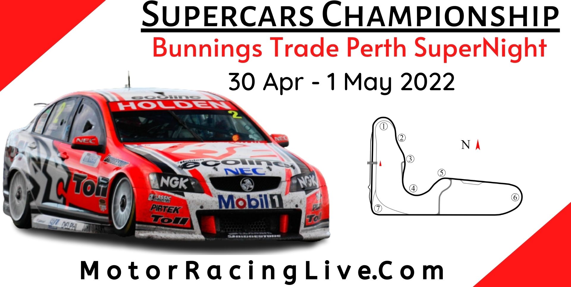 Bunnings Trade Perth SuperNight Live 2022 | Supercars