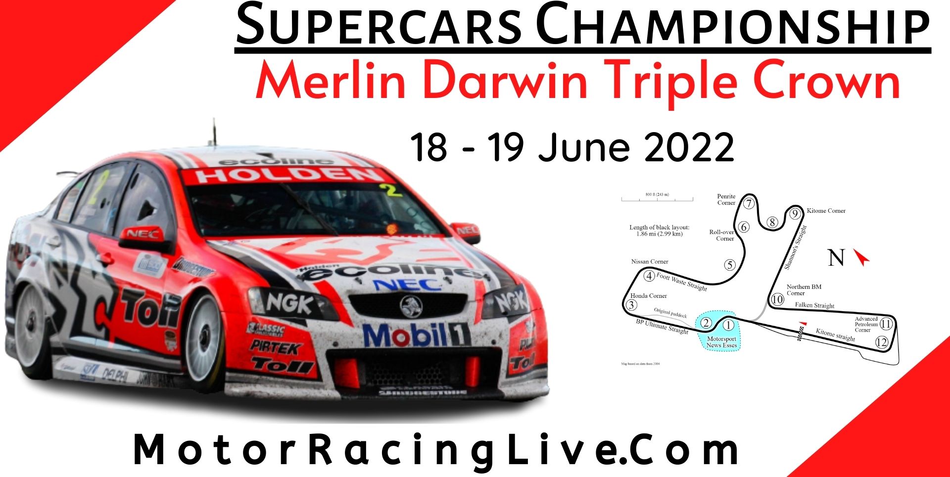 Merlin Darwin Triple Crown Live Stream 2022 | Supercars