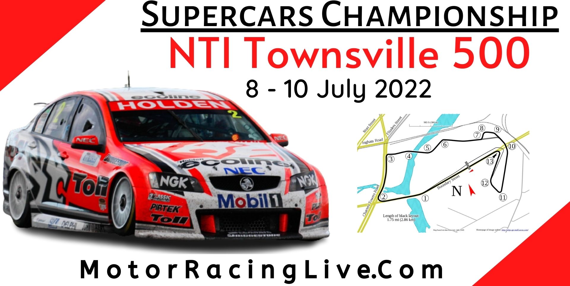 NTI Townsville 500 Live Stream 2022 | Supercars
