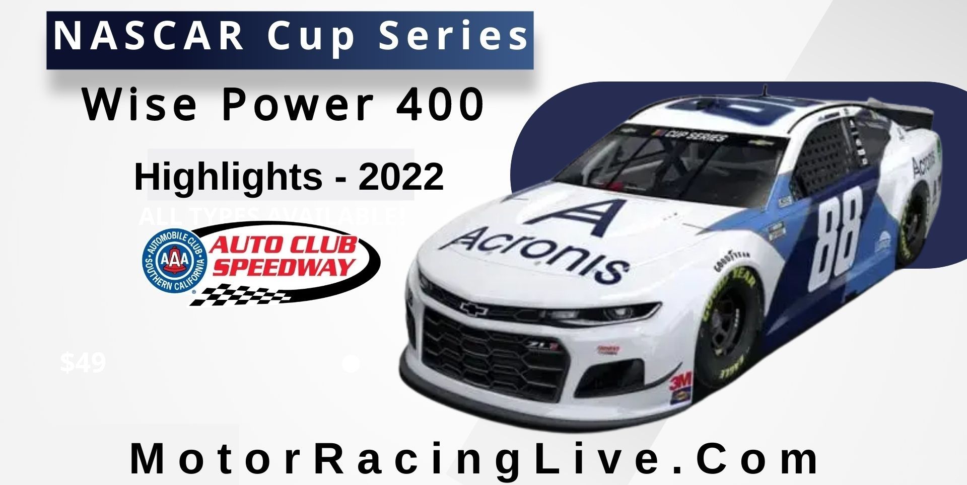 Wise Power 400 Highlights 2022 NASCAR Cup Series