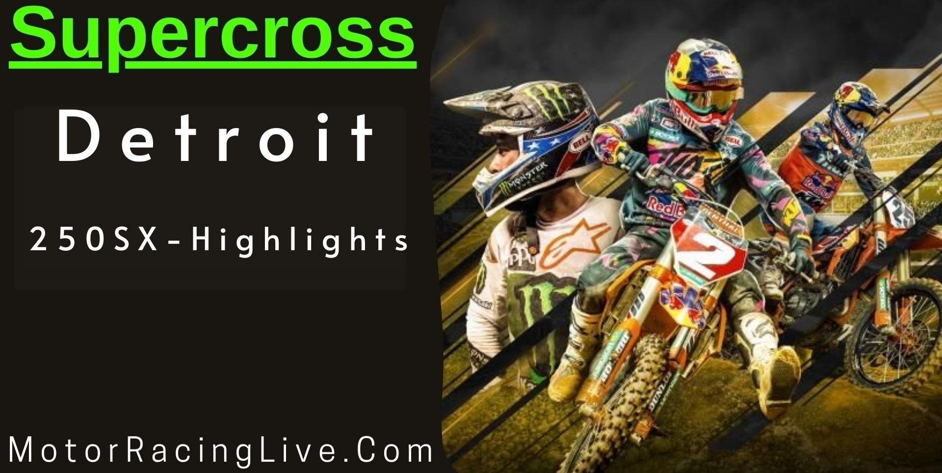 Detroit Round 10 250SX Highlights 2022 Supercross