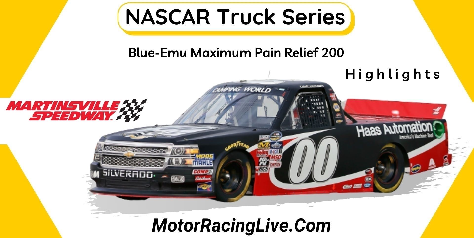 Blue Emu Maximum Pain Relief 200 Highlights 2022 NASCAR