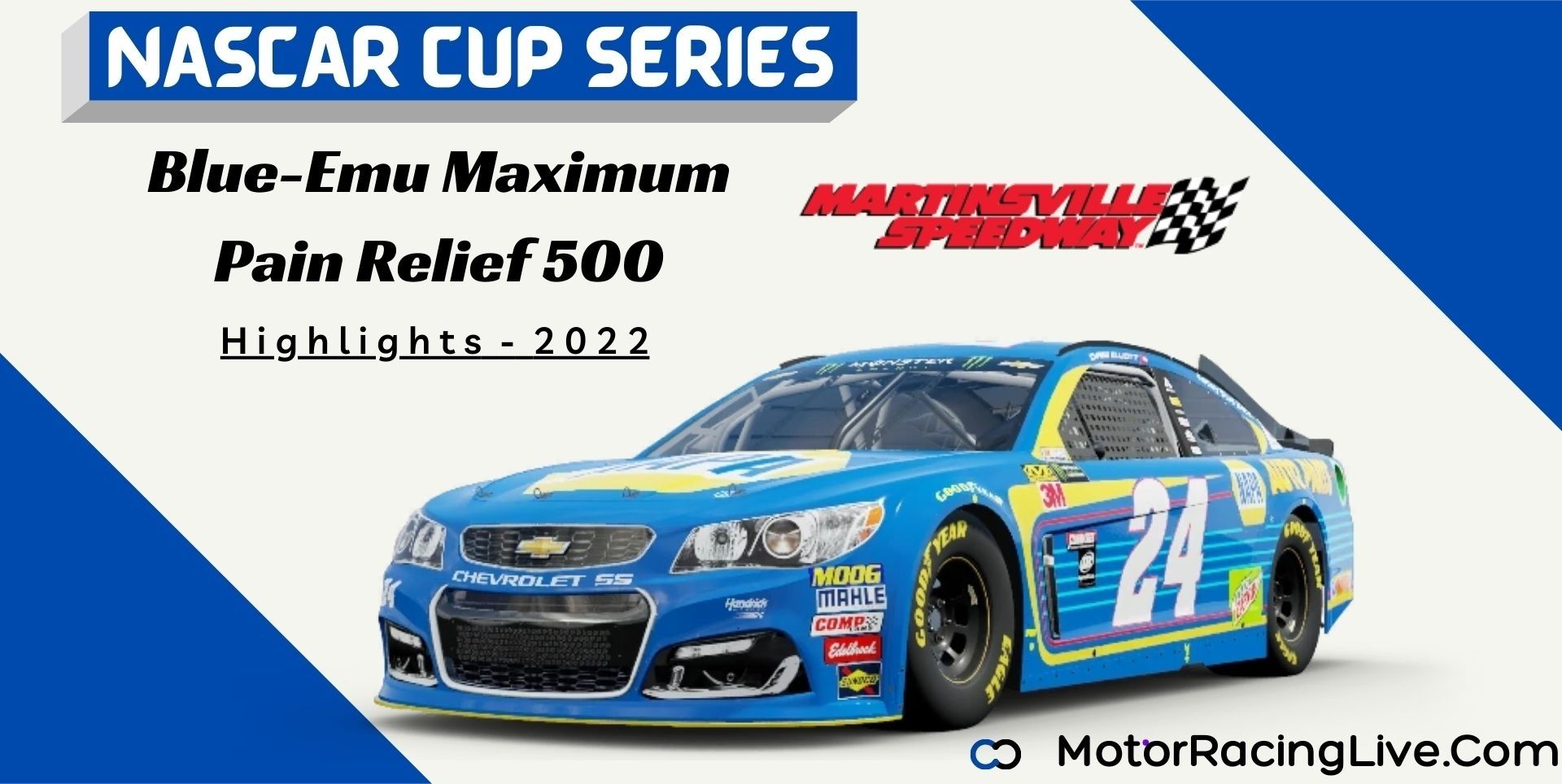 Blue Emu Maximum Pain Relief 400 Highlights 2022 Nascar Cup