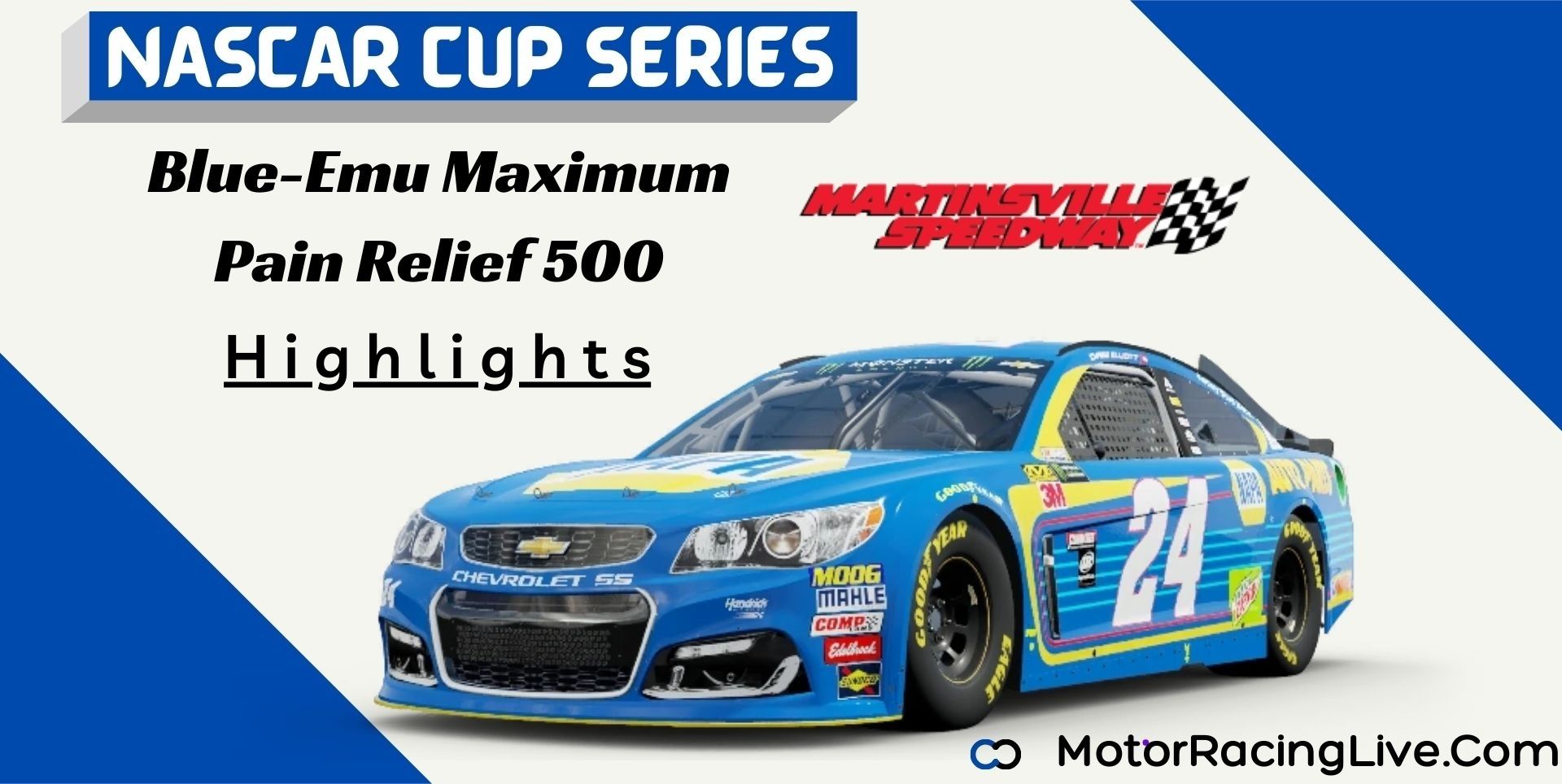 Blue Emu Maximum Pain Relief 400 Highlights 2022 Nascar Cup