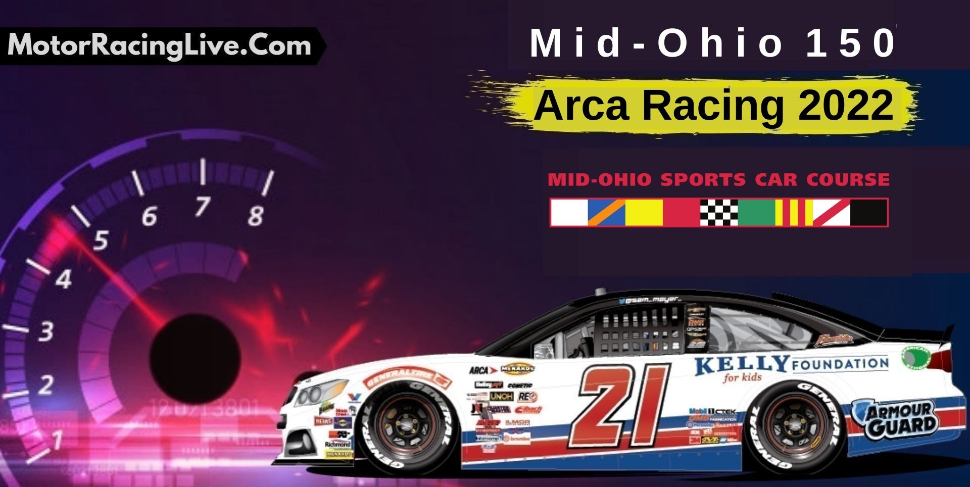 Mid-Ohio 150 ARCA Racing Live Stream 2022