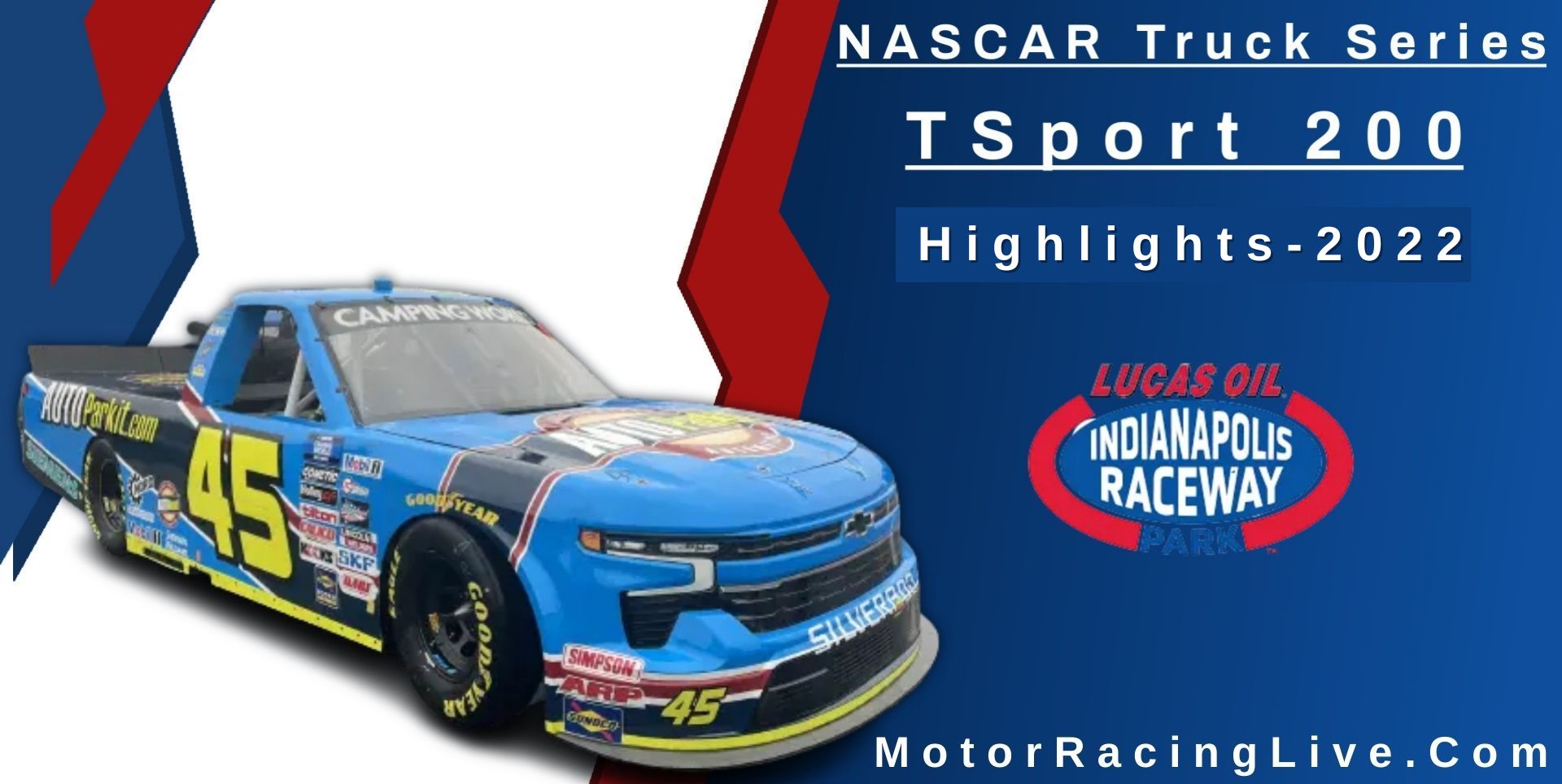 TSport 200 Highlights 2022 NASCAR Truck Series