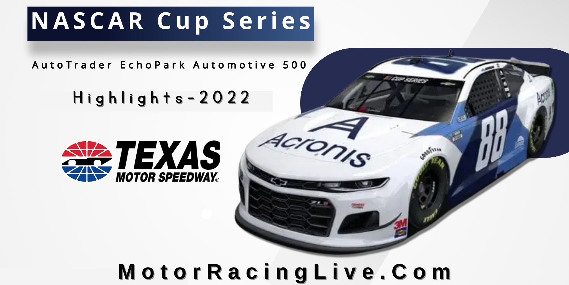 AutoTrader EchoPark Automotive 500 Highlights 2022 NASCAR Cup