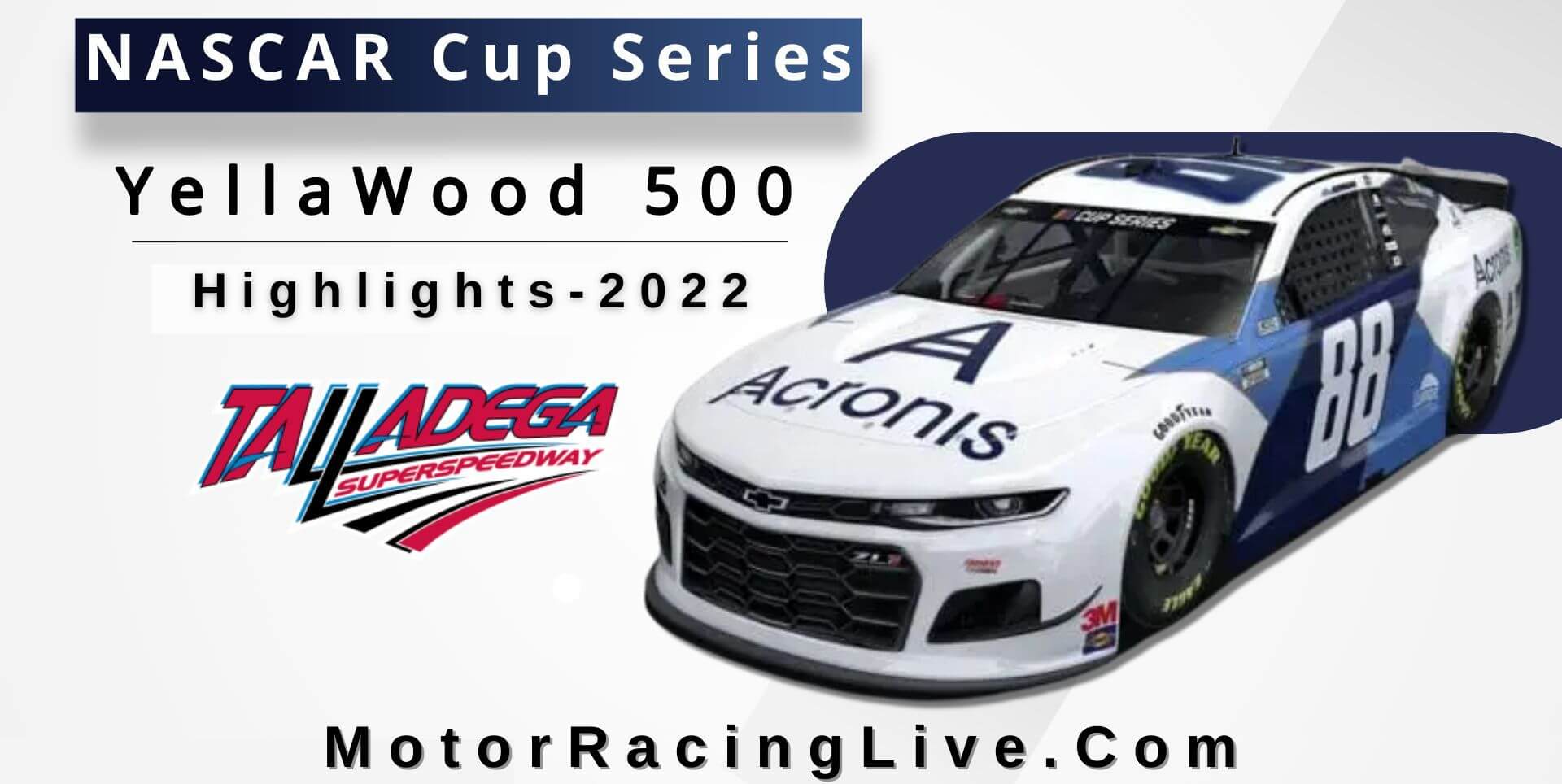 YellaWood 500 Highlights 2022 NASCAR Cup