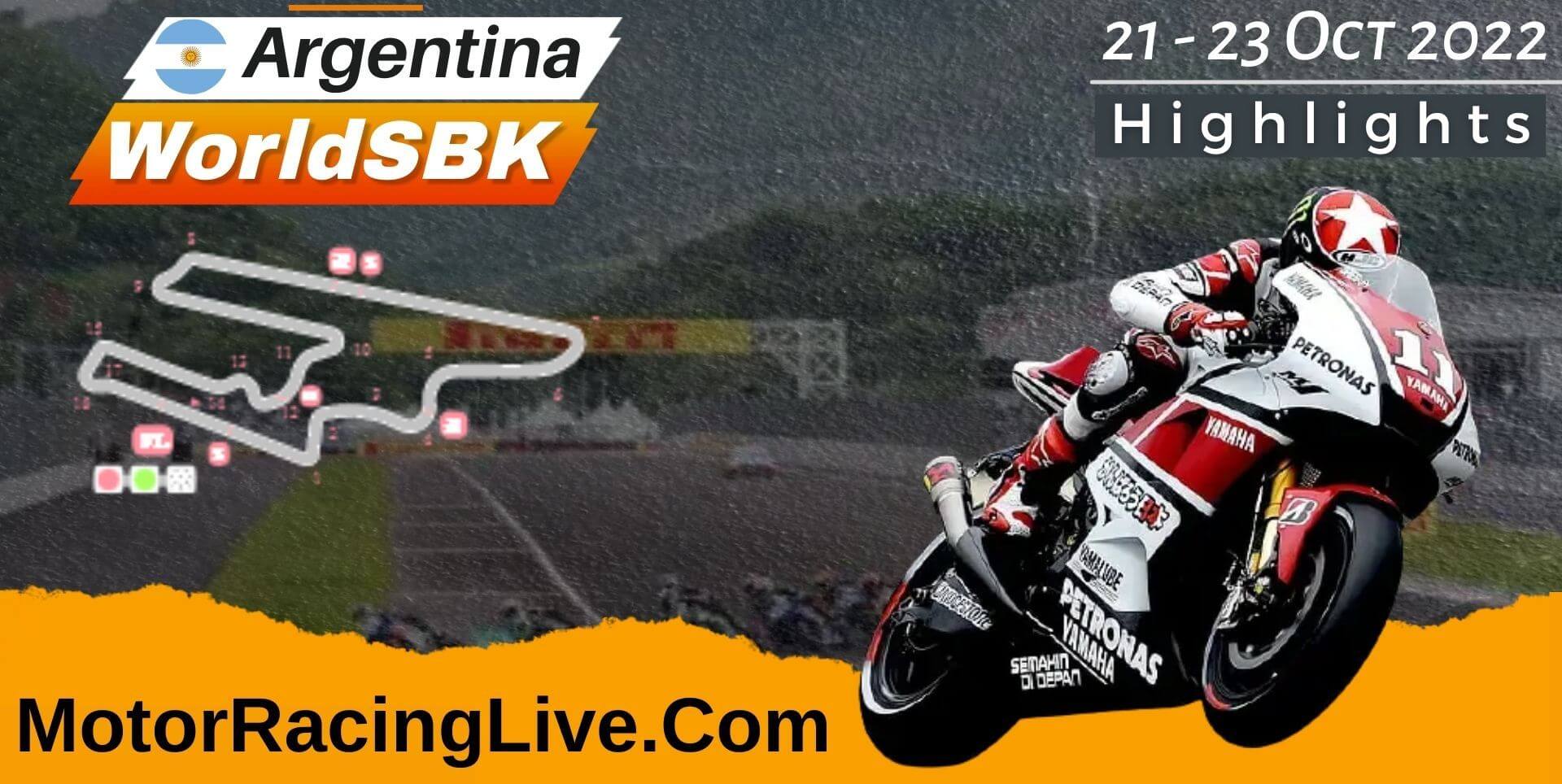 Argentinean Race 2 Highlights 2022 WorldSBK