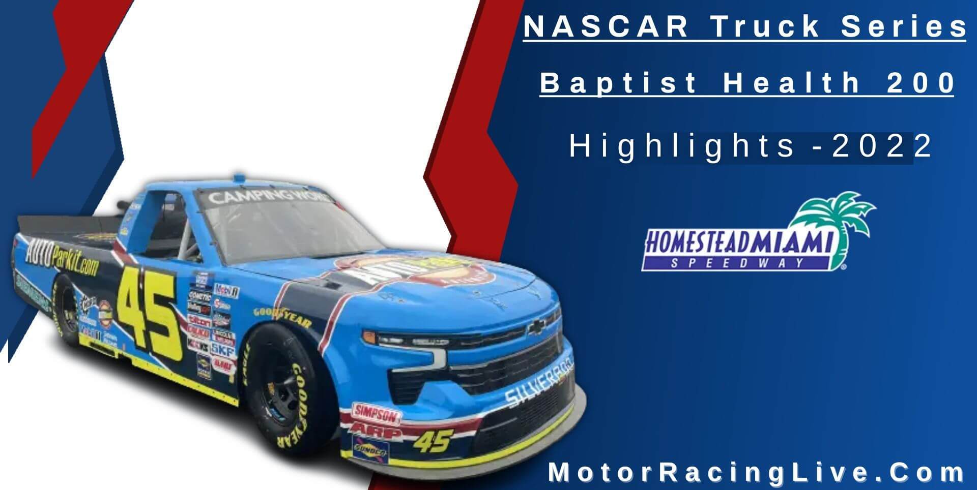 Baptist Health 200 Highlights 2022 NASCAR Truck