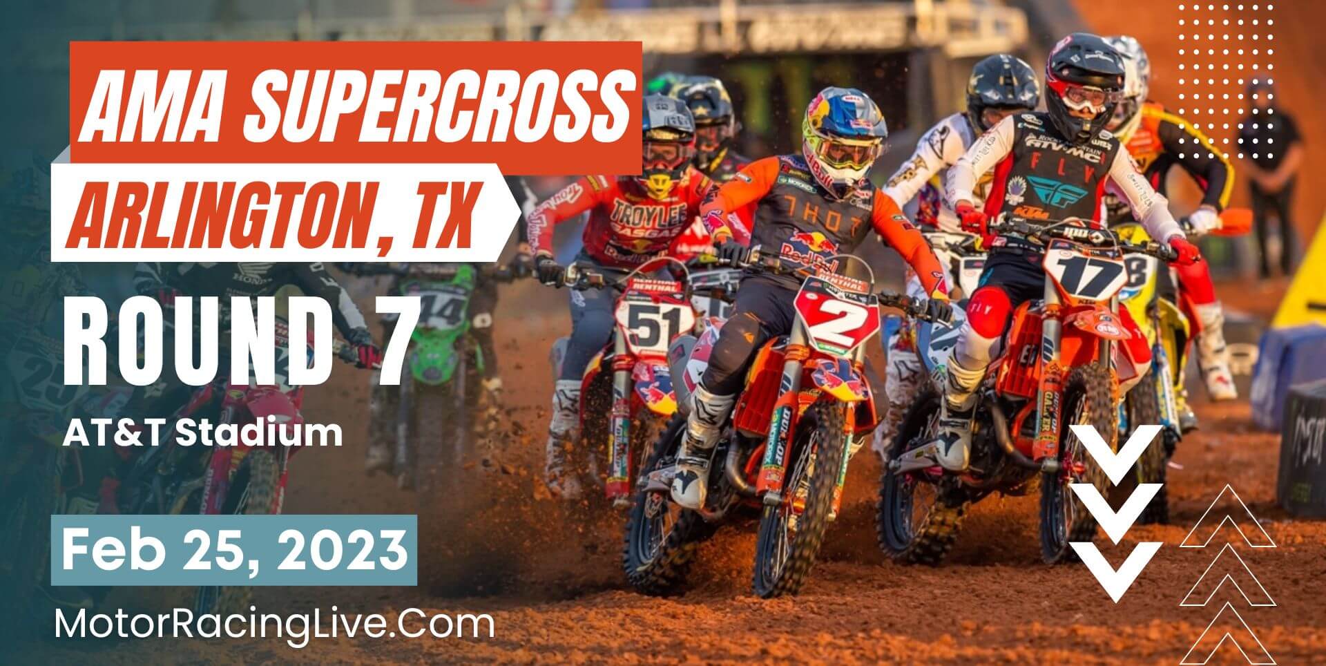 Arlington Round 7 Live Stream 2023 | AMA Supercross