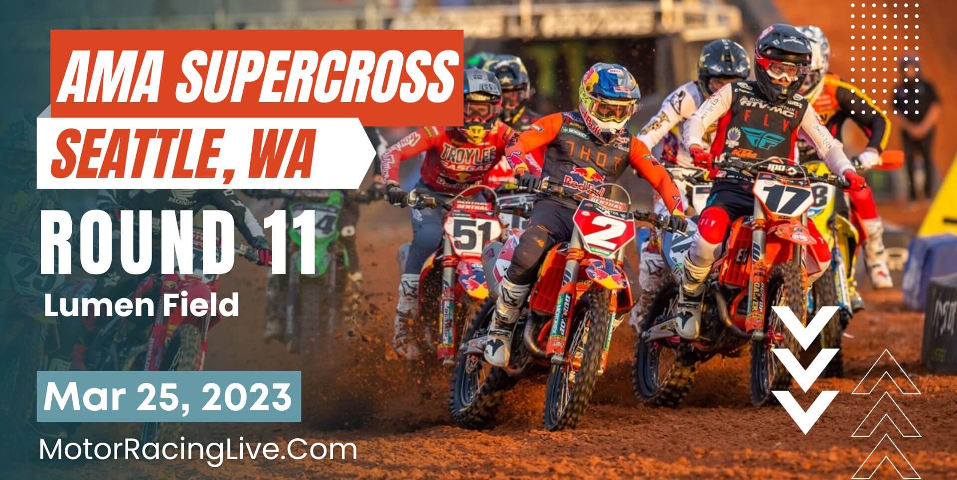Seattle Round 11 Live Stream 2023 | AMA Supercross