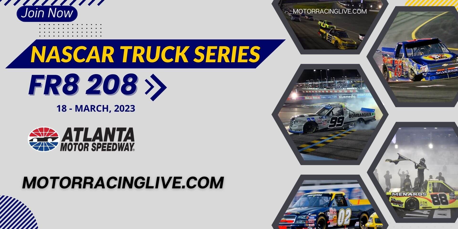 Fr8 208 Live Stream | 2023 NASCAR Truck Series