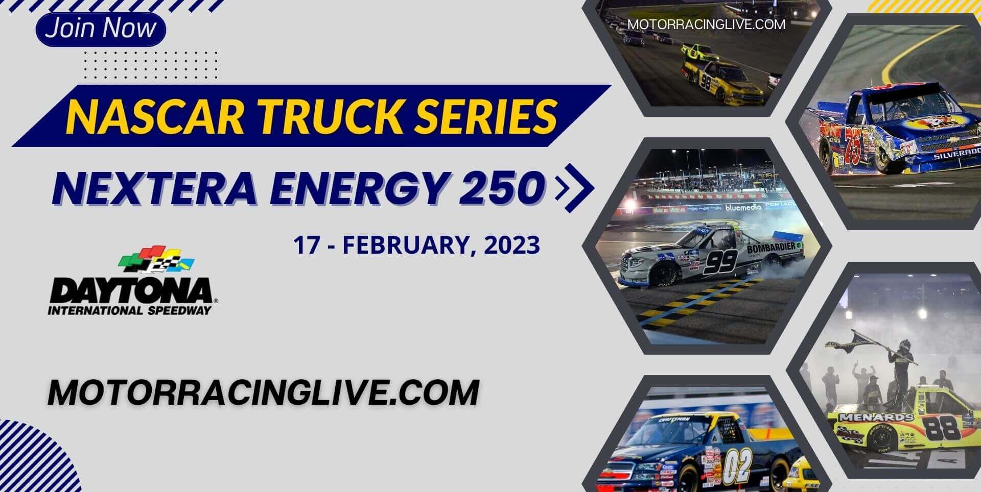 NextEra Energy 250 Live Stream | 2023 NASCAR Truck Series
