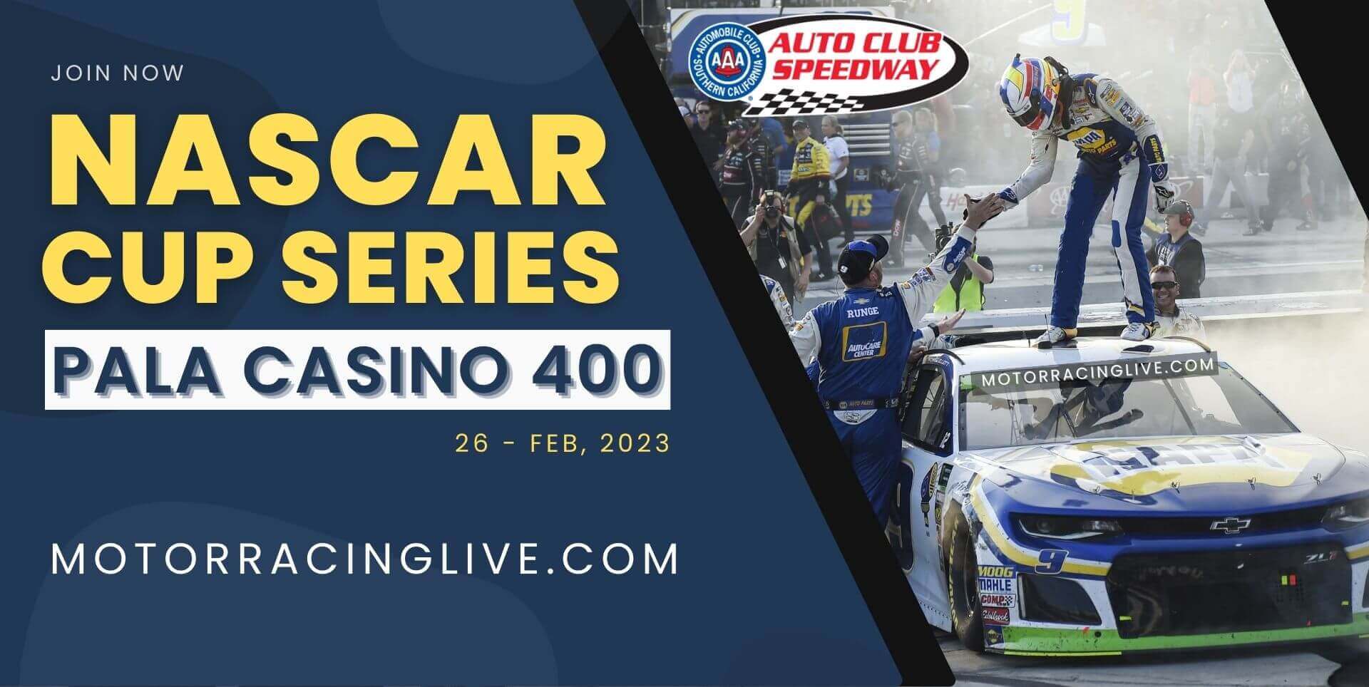 Pala Casino 400 Live Stream - 2023 Nascar Cup Series