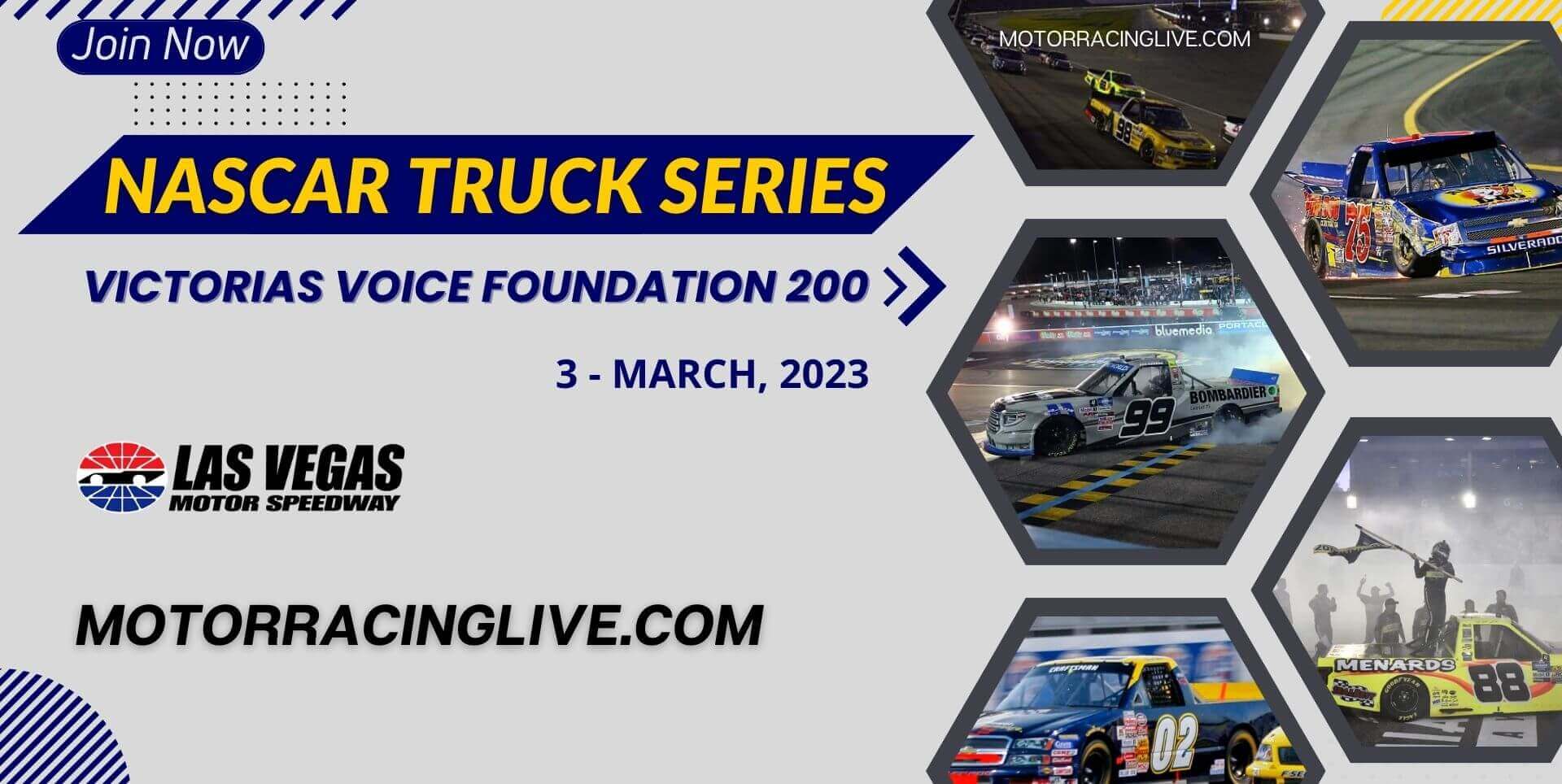 Victorias Voice Foundation 200 Live Stream | 2023 NASCAR Truck