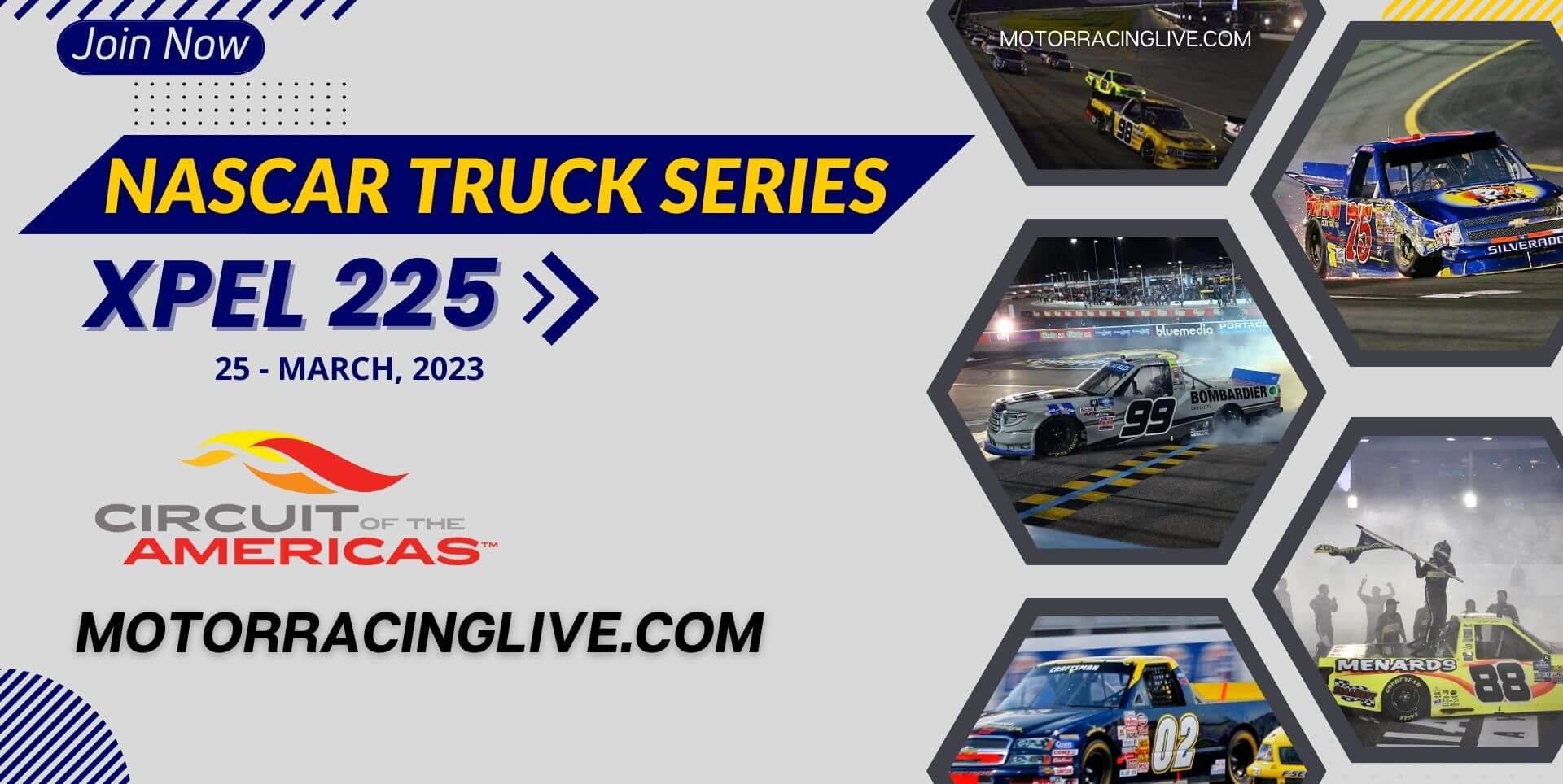 XPEL 225 Live Stream | 2023 NASCAR Truck Series