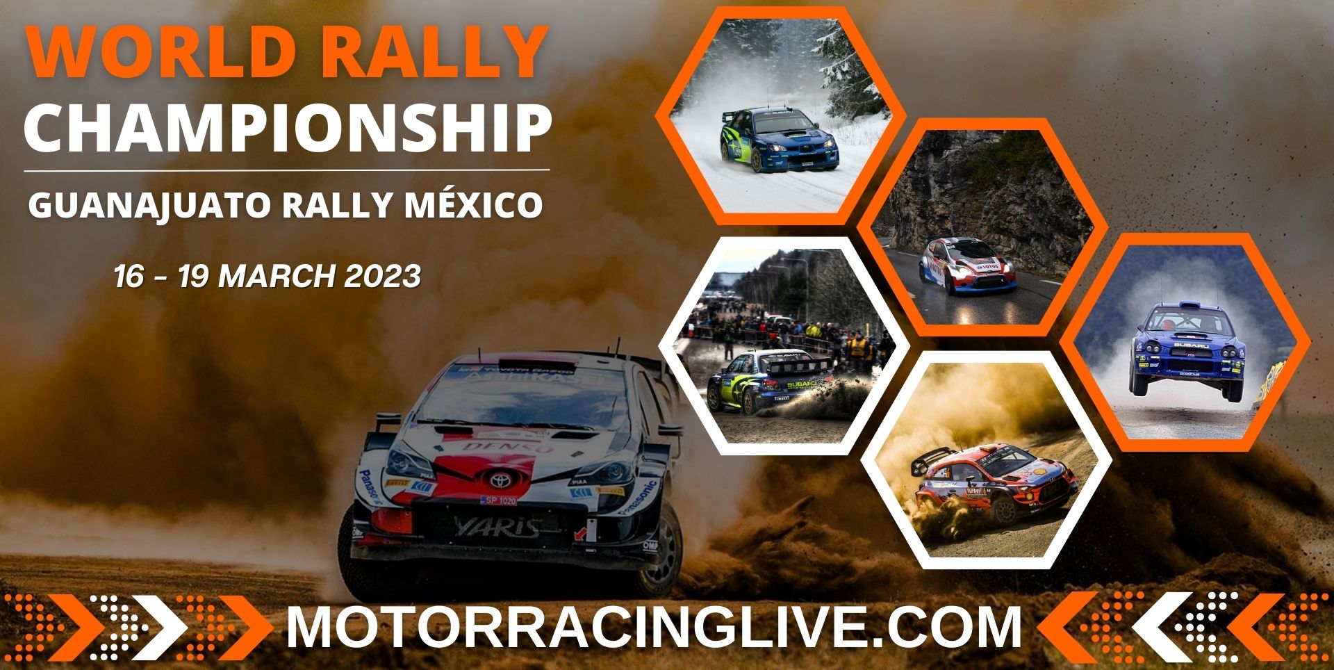 WRC Guanajuato Rally Mexico Round 3 Live Stream 2023