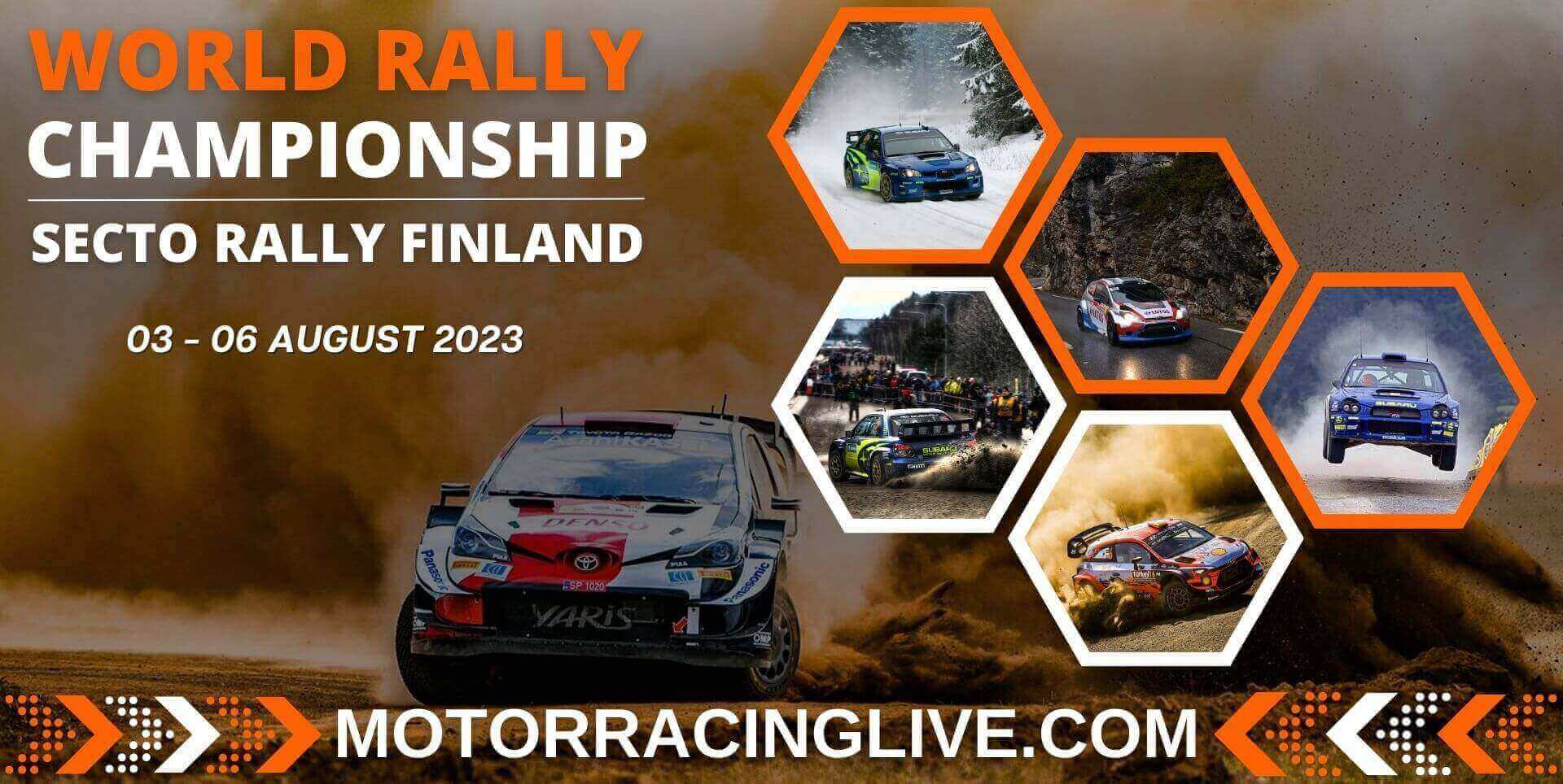 WRC Secto Rally Finland Round 9 Live Stream 2023