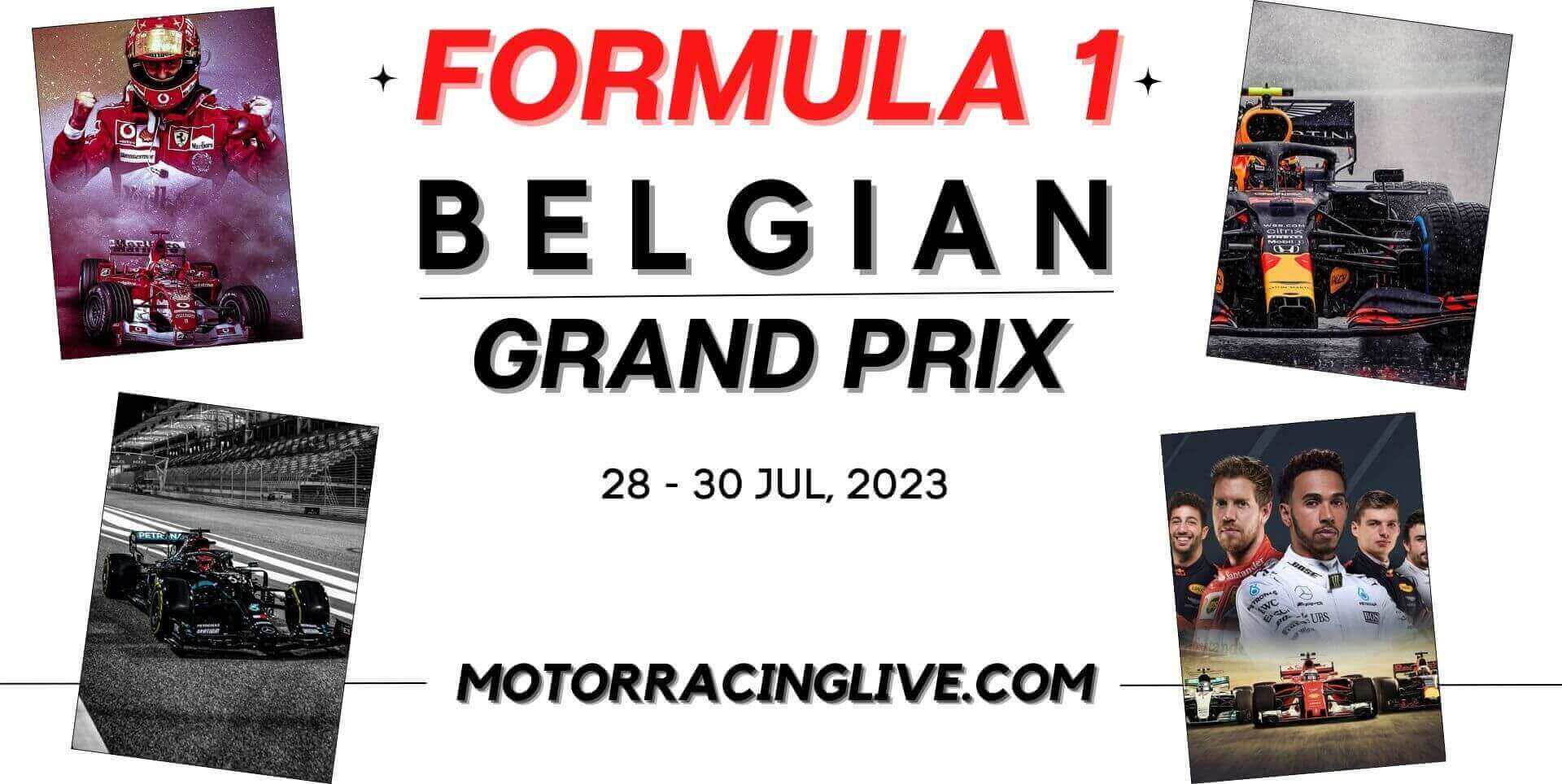 Formula 1 Belgian GP Live Streaming 2023 | Full Race Replay