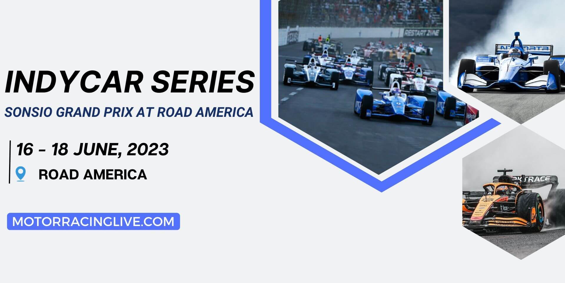 Sonsio Grand Prix At Road America Live Stream 2023 | Indycar
